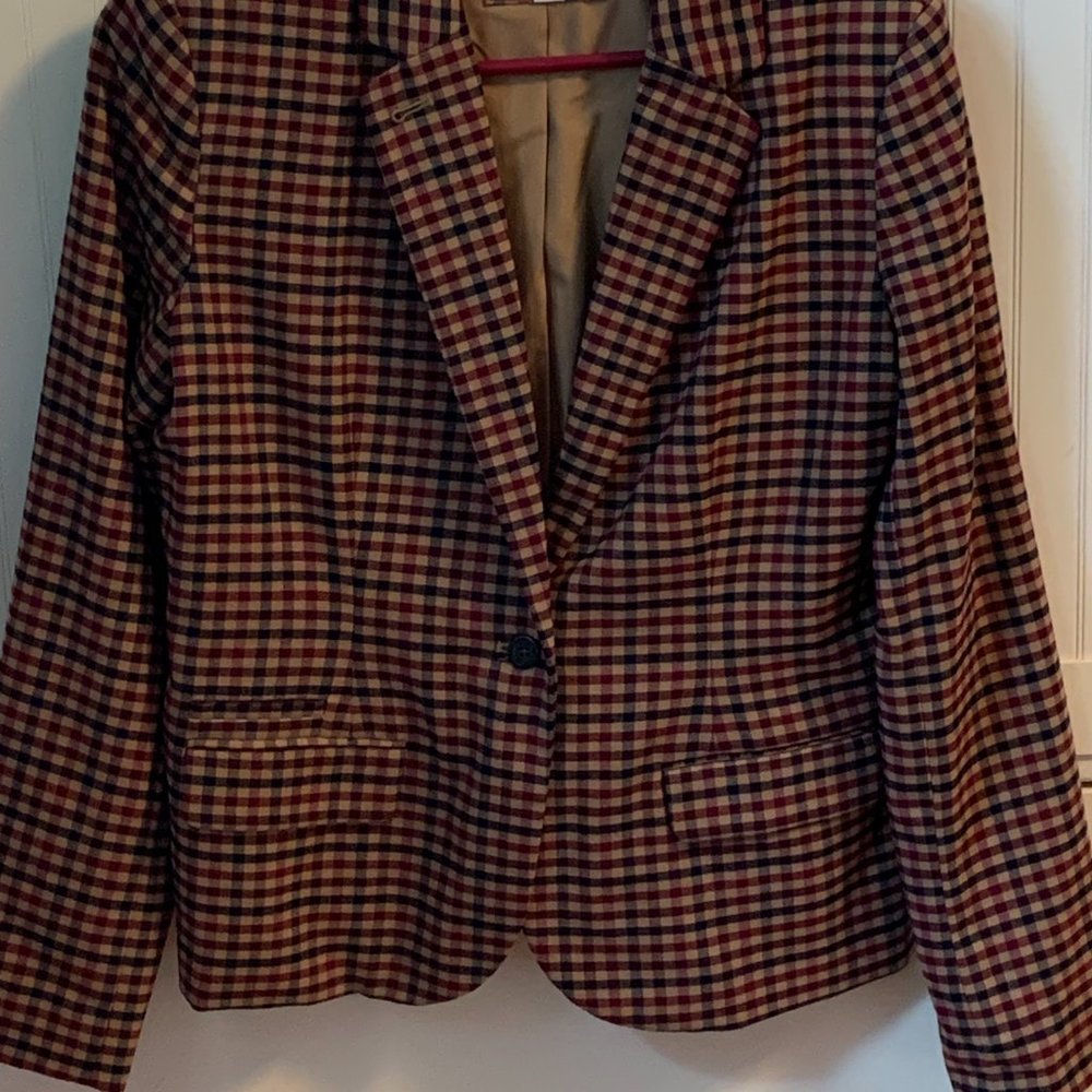 Plaid blazer